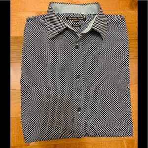 Michael Kors Tailored Fit Button Down Casual Dress Shirt Size Medium